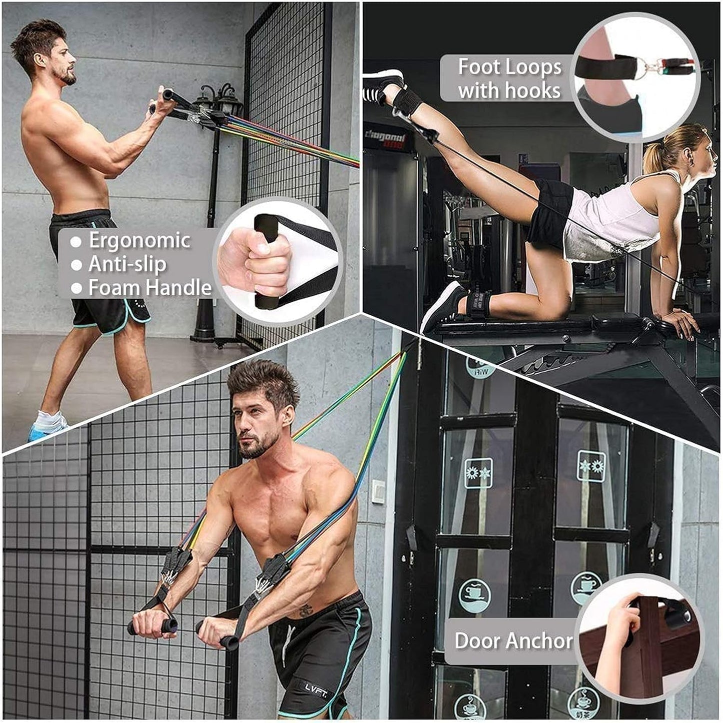 11 Piece Gym Power Resistance Band