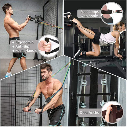 11 Piece Gym Power Resistance Band